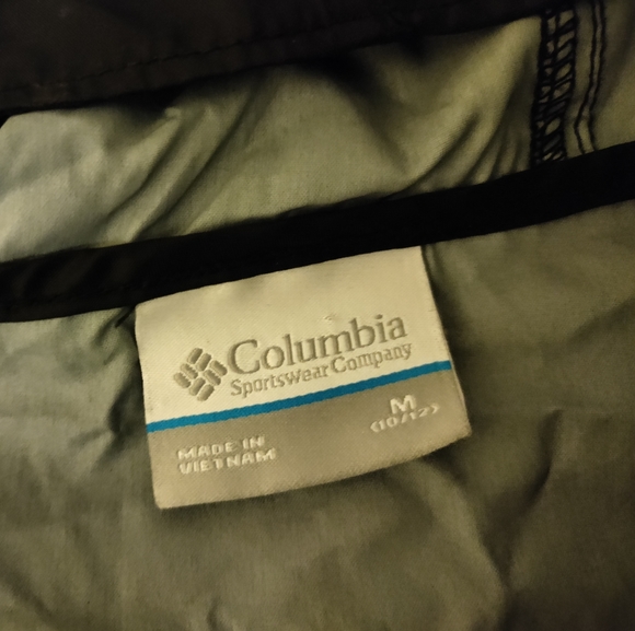 Columbia | Shell Windbreaker Jacket Black Size Kids Medium 10/12 Unisex - Picture 12 of 14